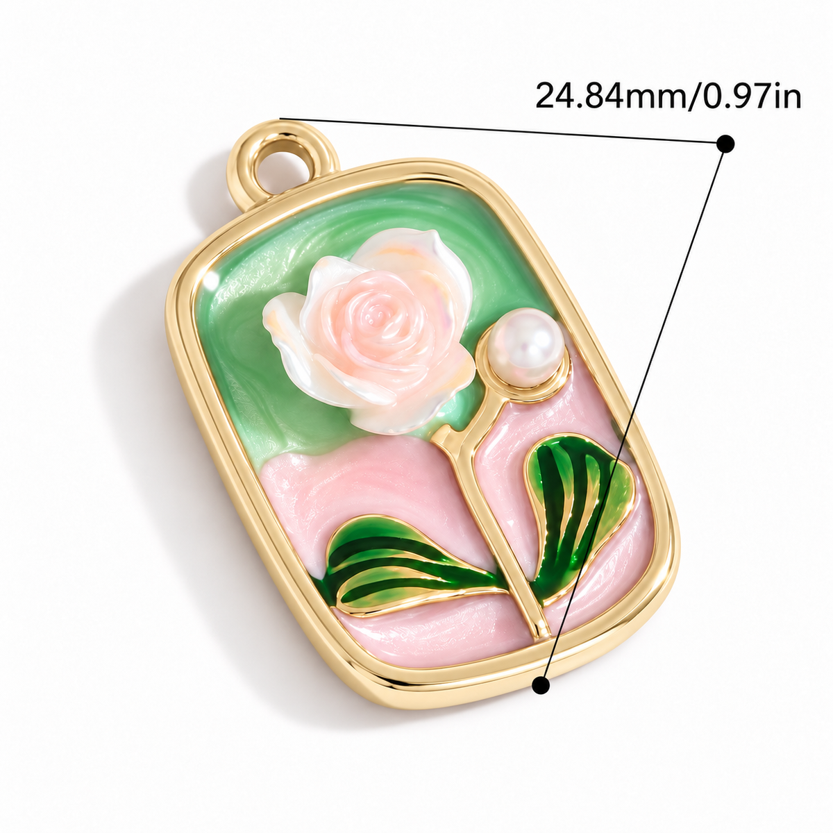Enchanted Rose Pendant