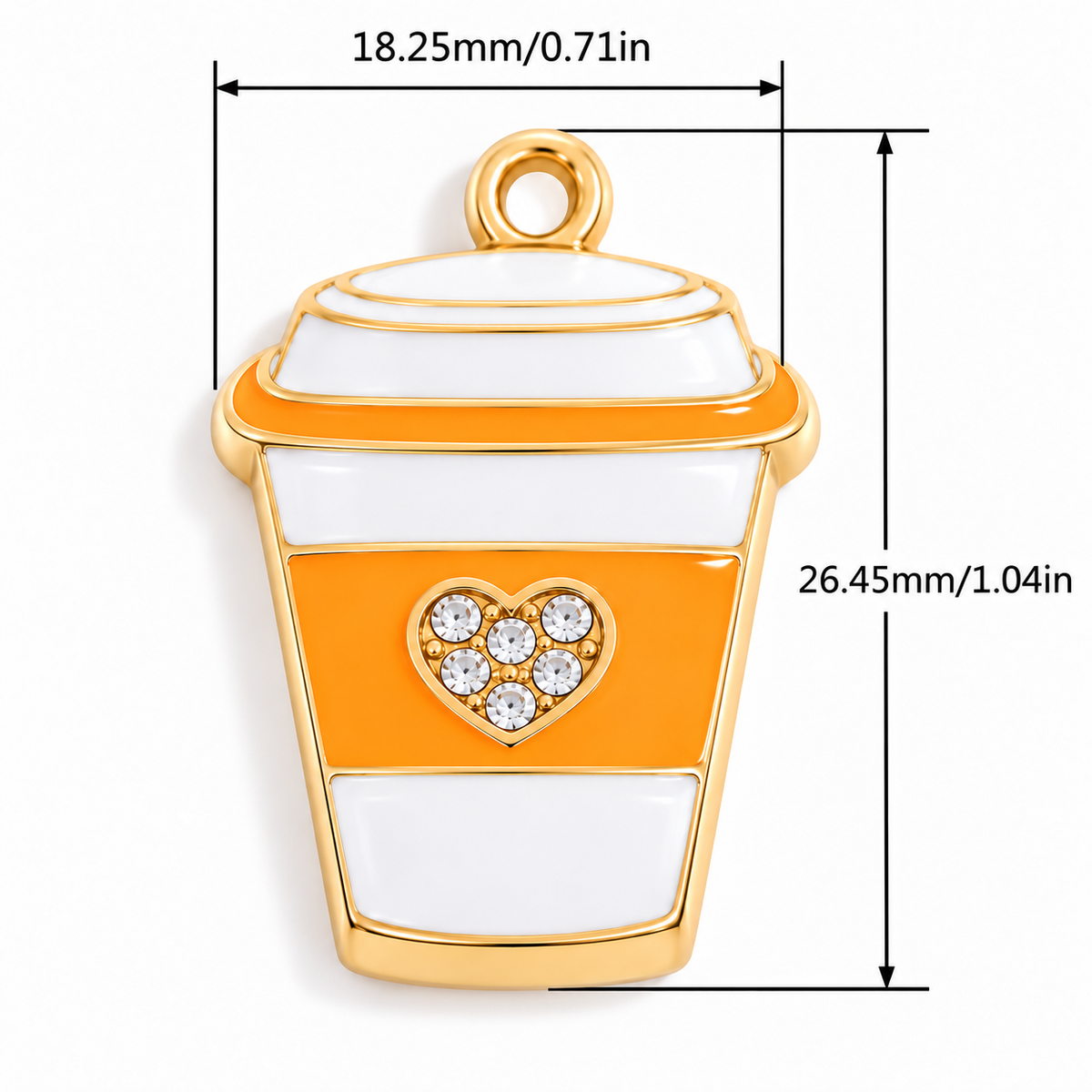 Coffee Cup Charm