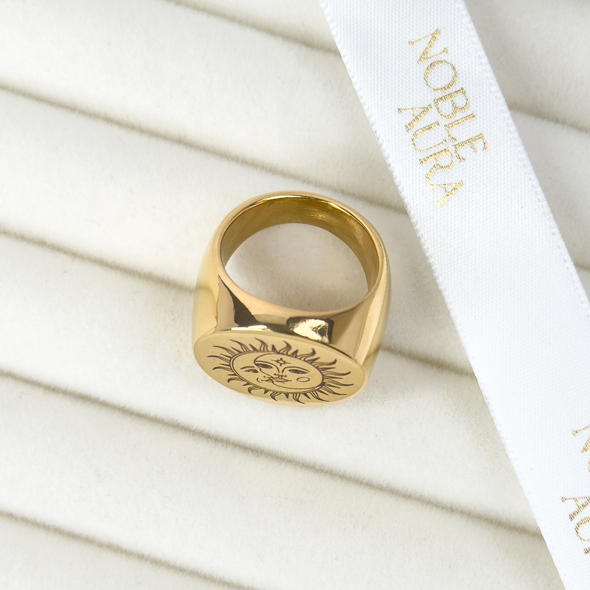 Sun and Moon Celestial Signet Ring - "LIMITED EDITION"