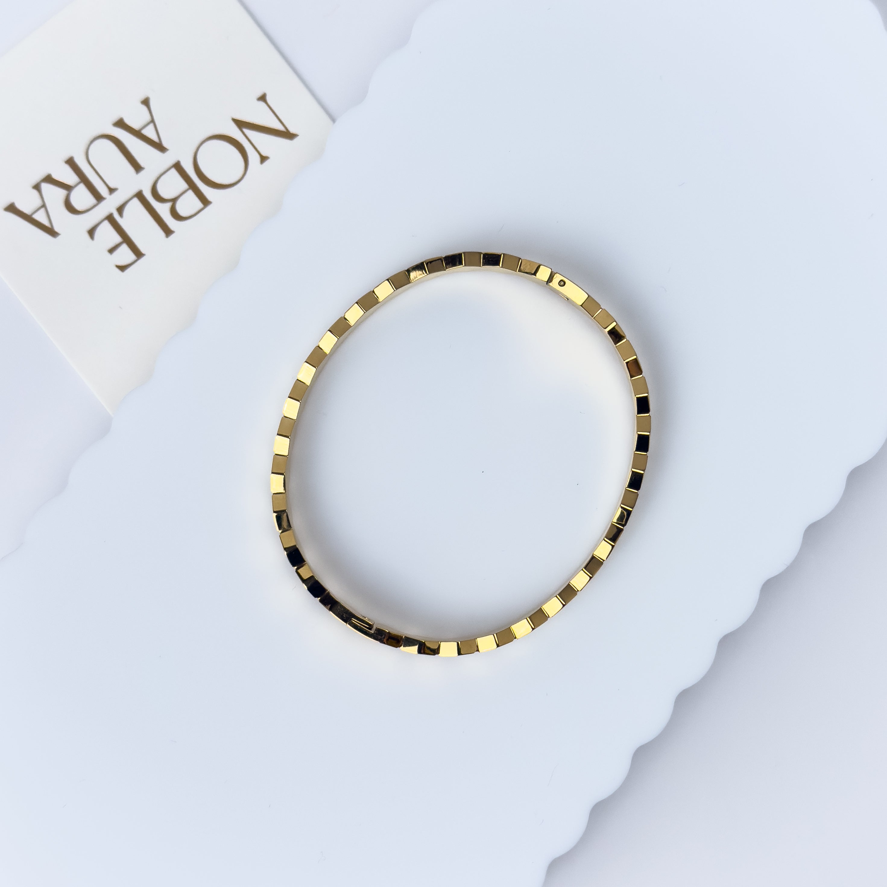 Hexagon Link Bangle