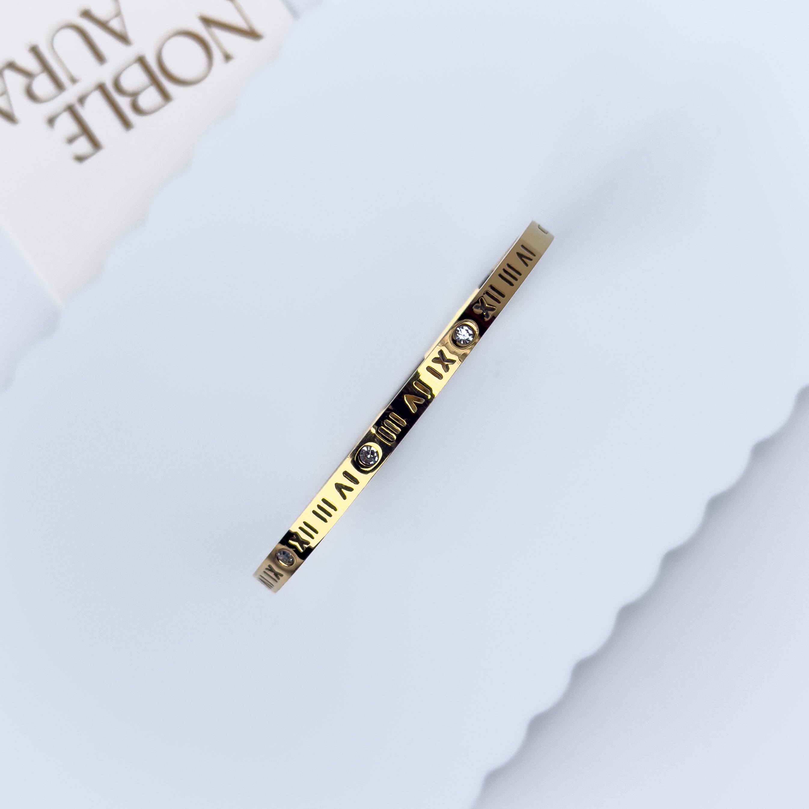 Roman Diamond Bangle