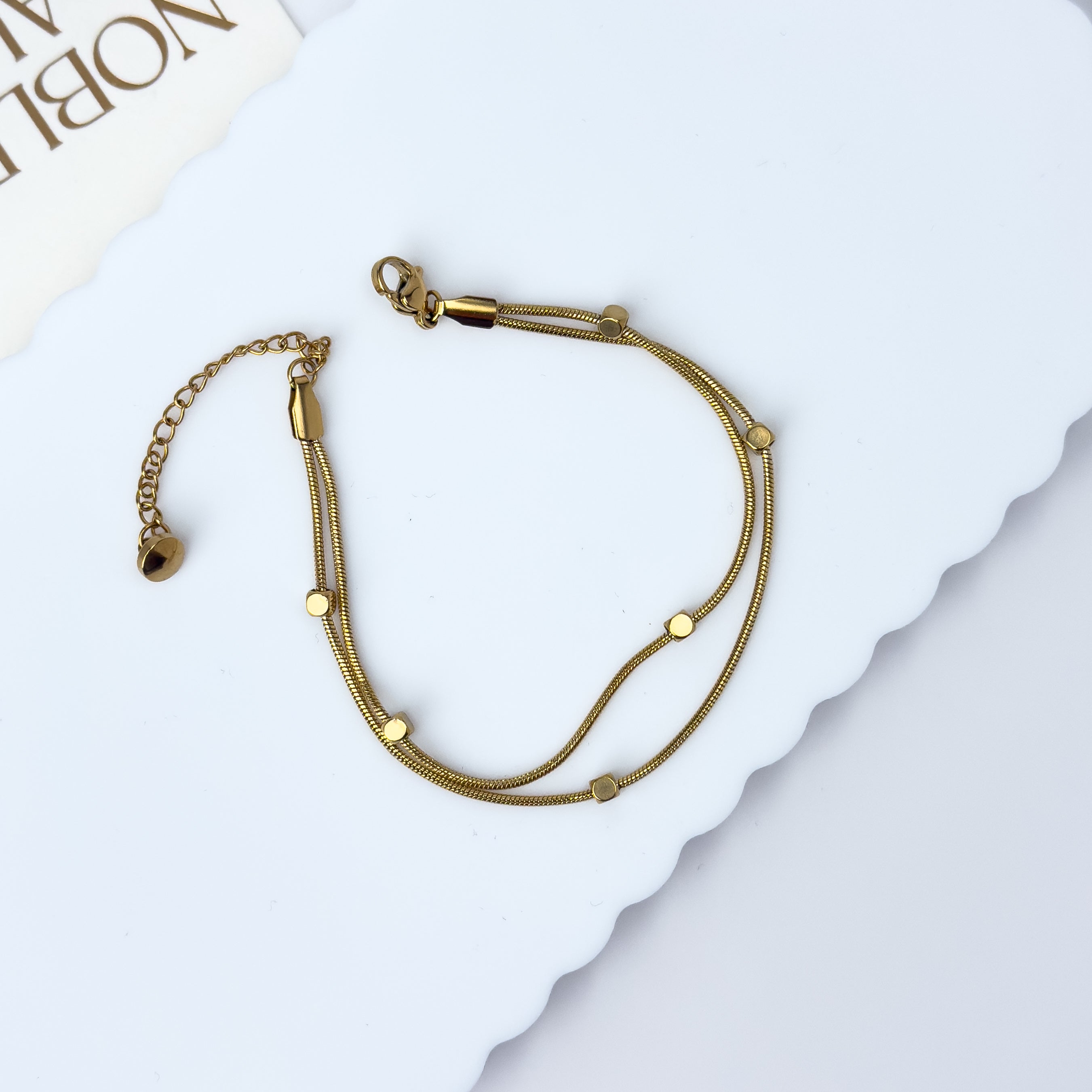 Minimalist Gold Snake Chain Bracelet