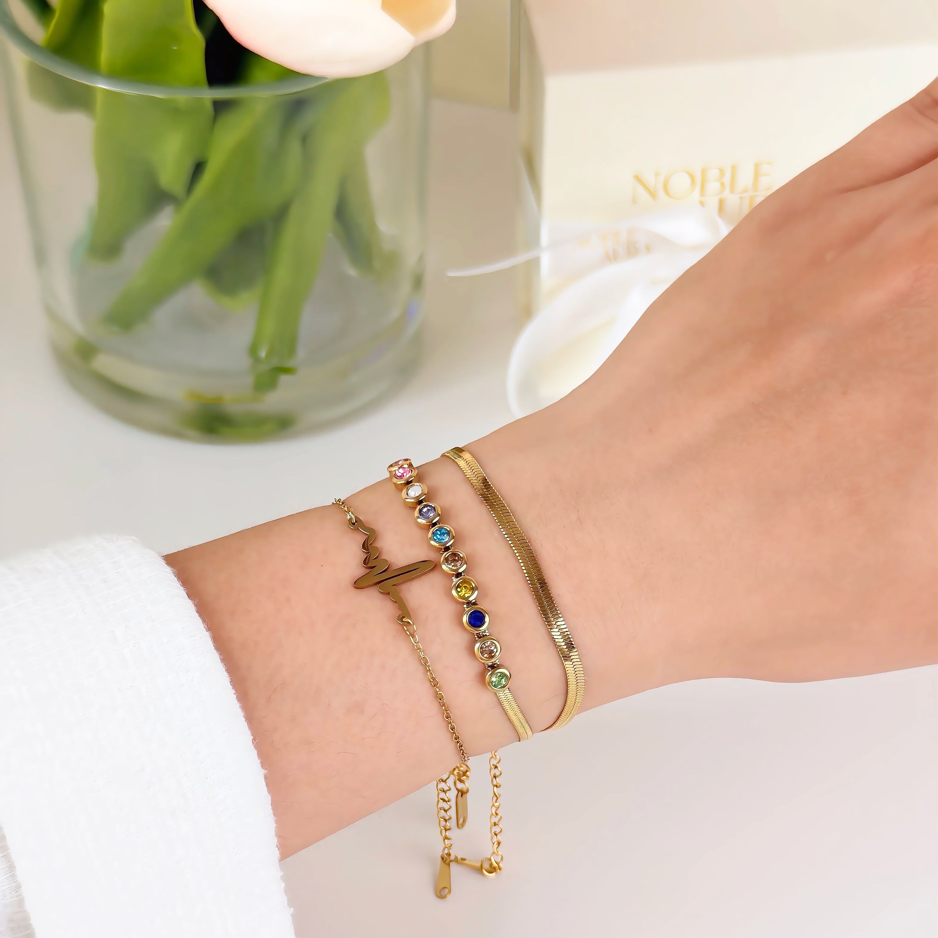 Gold Snake Chain Bracelet