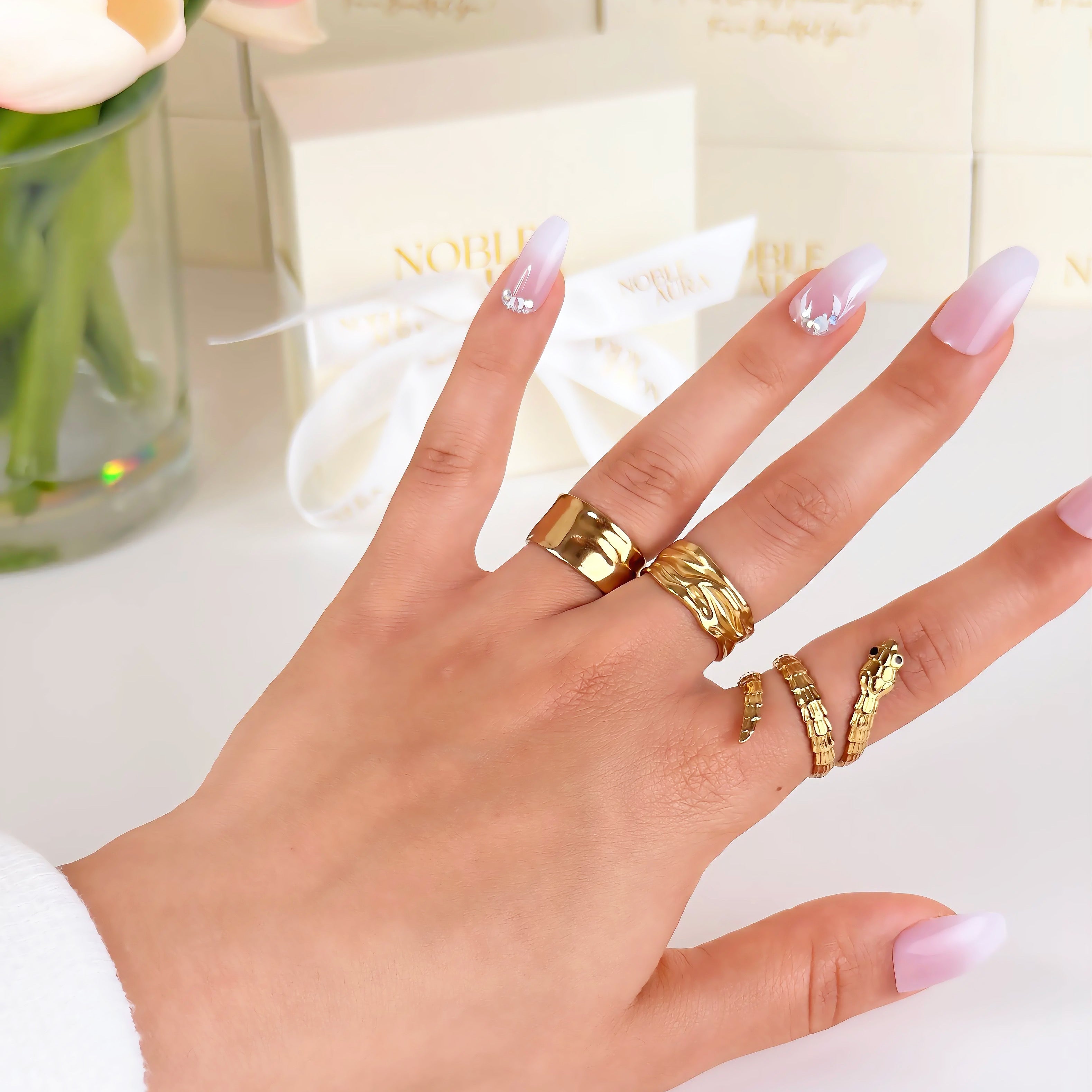 Gold Snake Ring