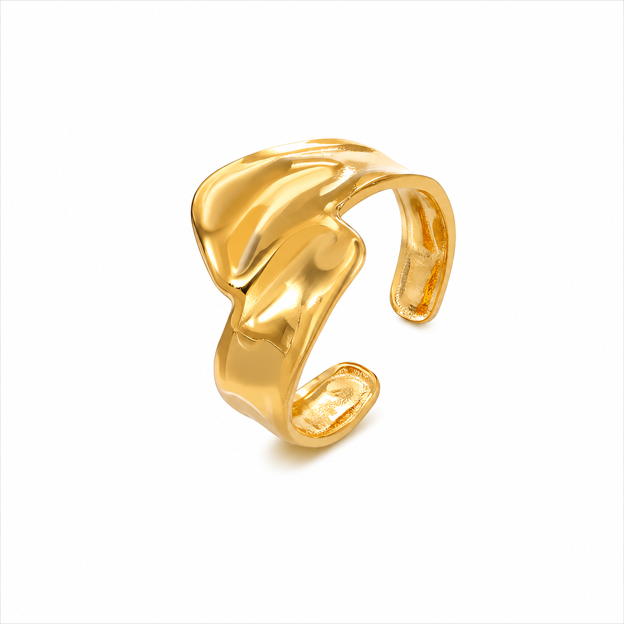 Gold Wave Ring