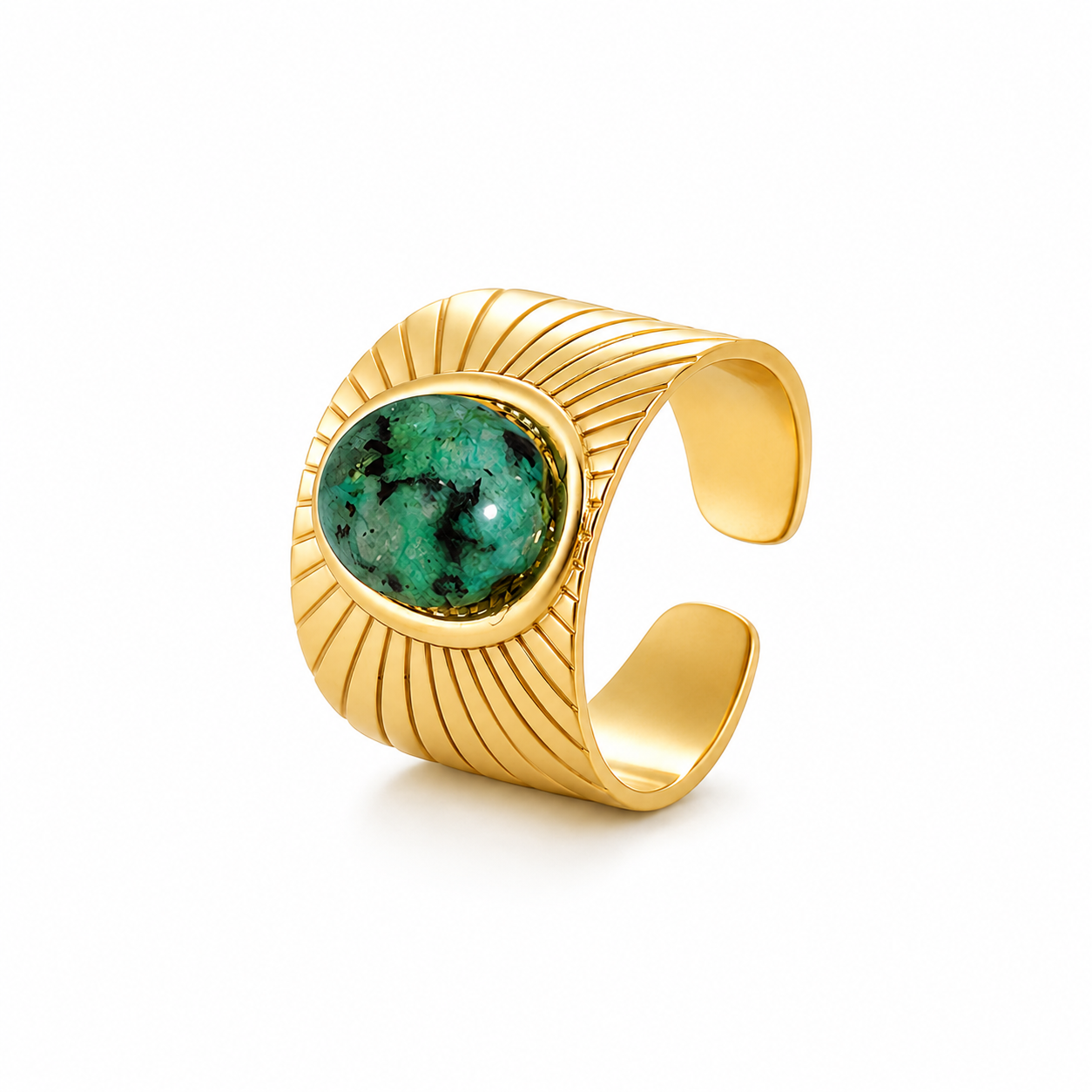 Emerald Statement Ring
