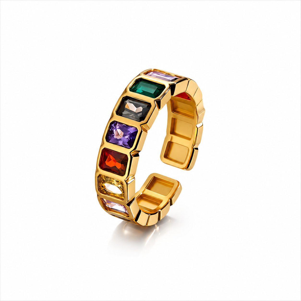 Infinity Crystal Ring