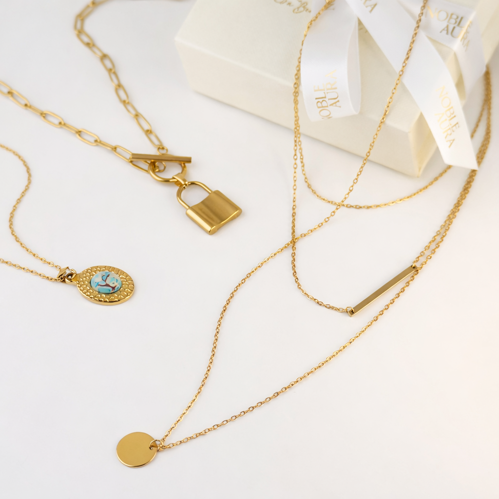 Gold & Statement Necklaces UK by Noble Aura Jewellery London