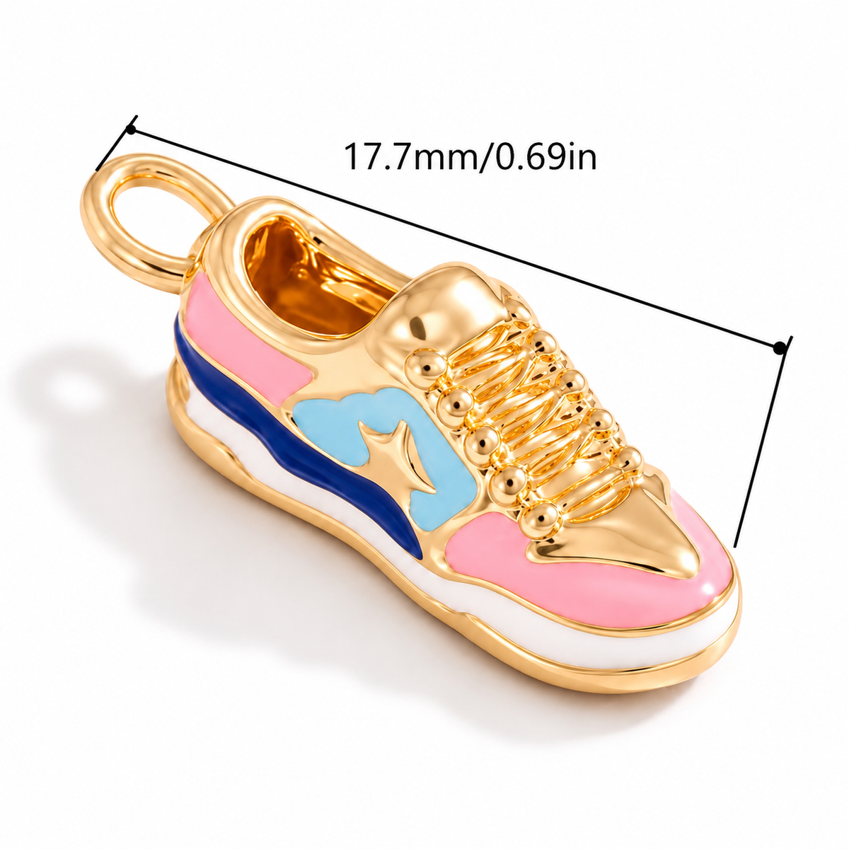 Pink Shoe Charm