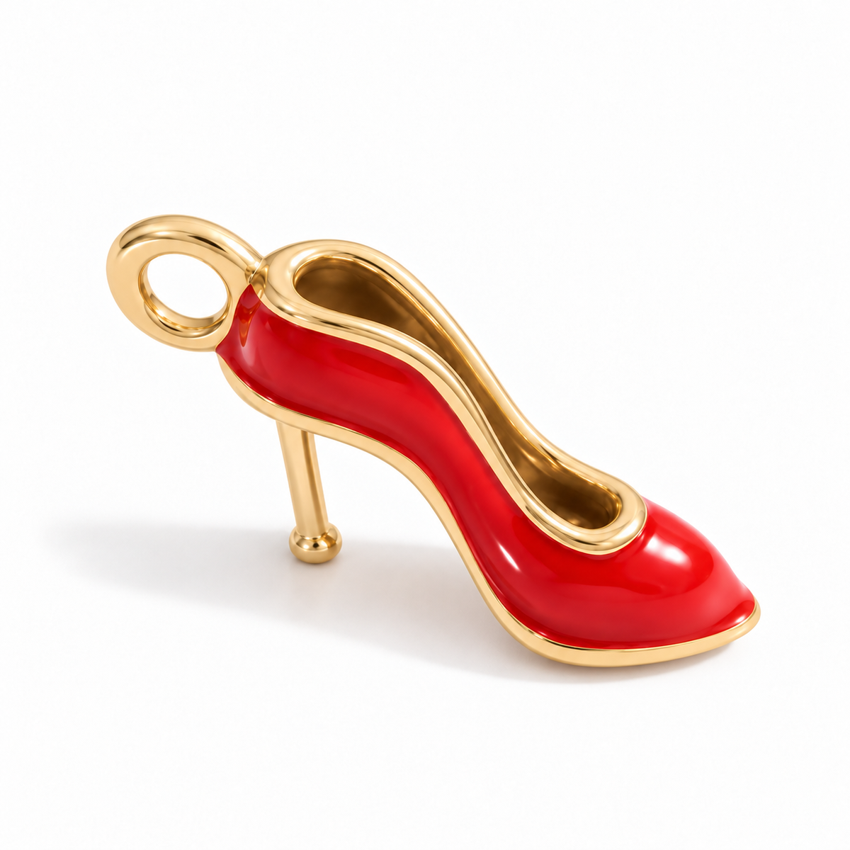 Red Stiletto Charm