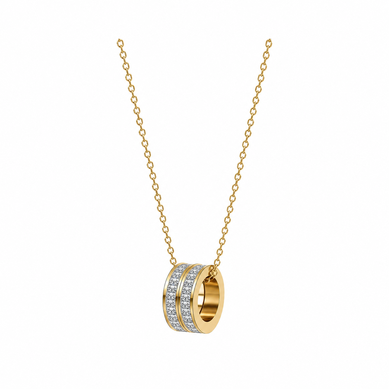 Gold Mandala Necklace Waterproof Tarnish-Free Pendant Necklace
