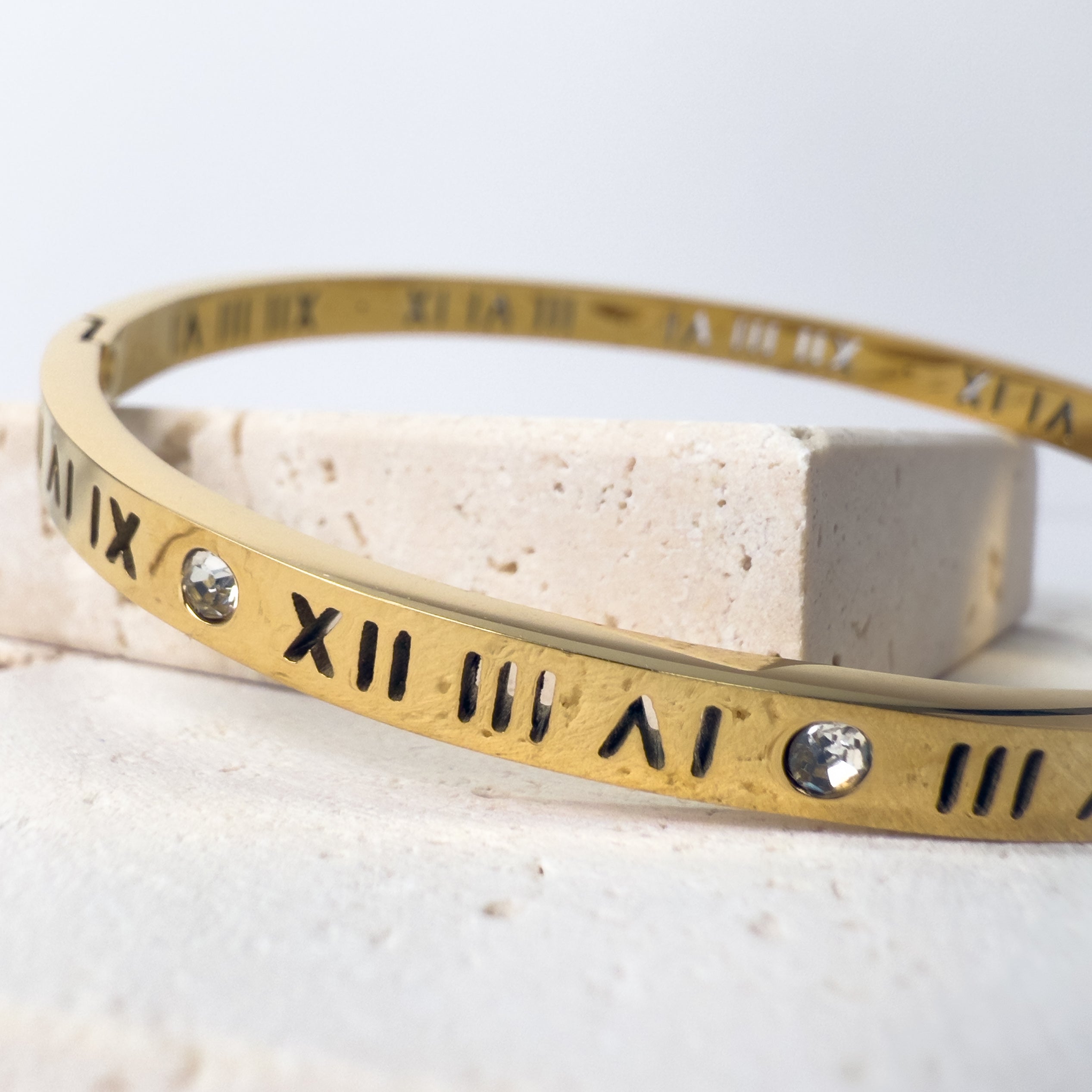 Roman Diamond Bangle