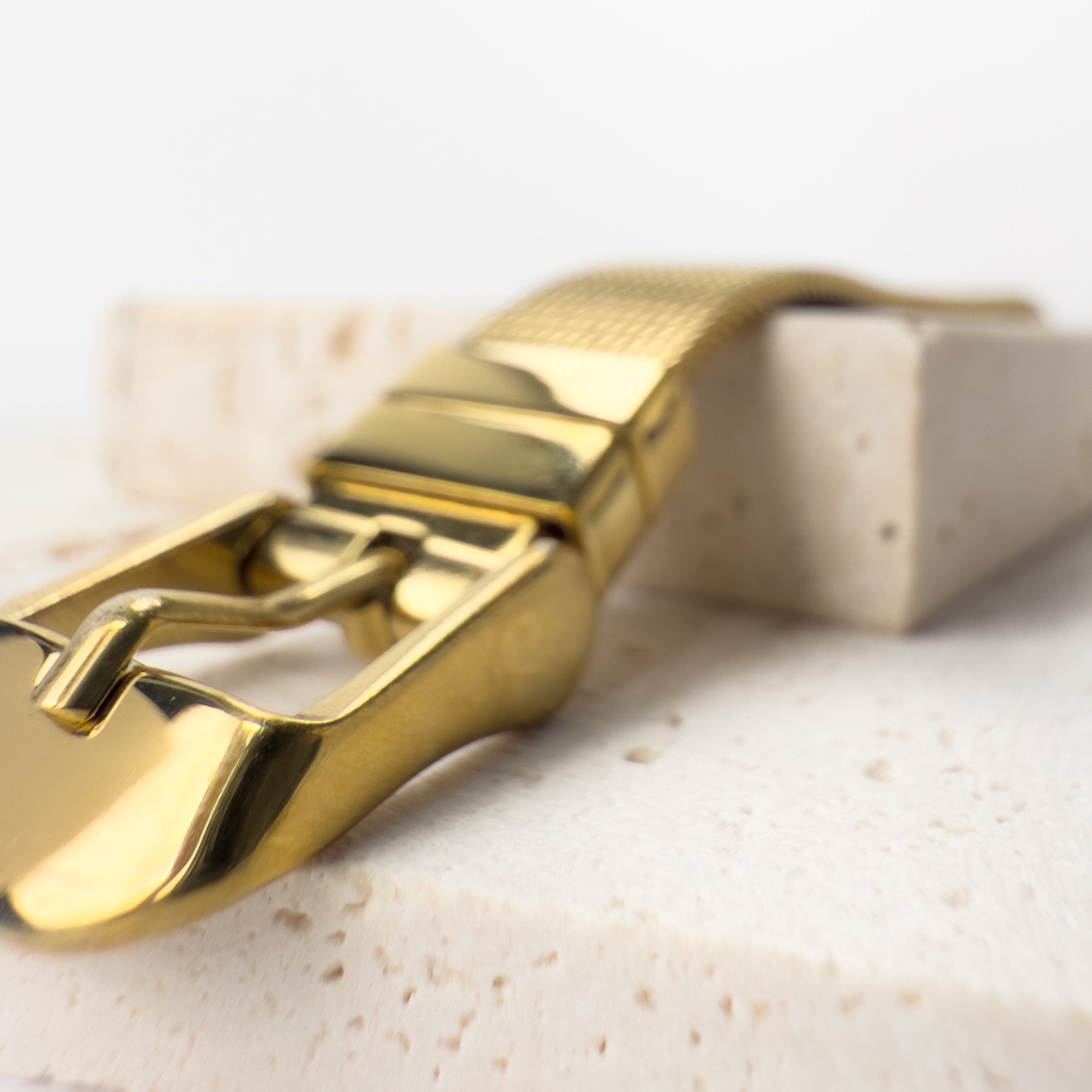Gold Mesh Belt Bracelet