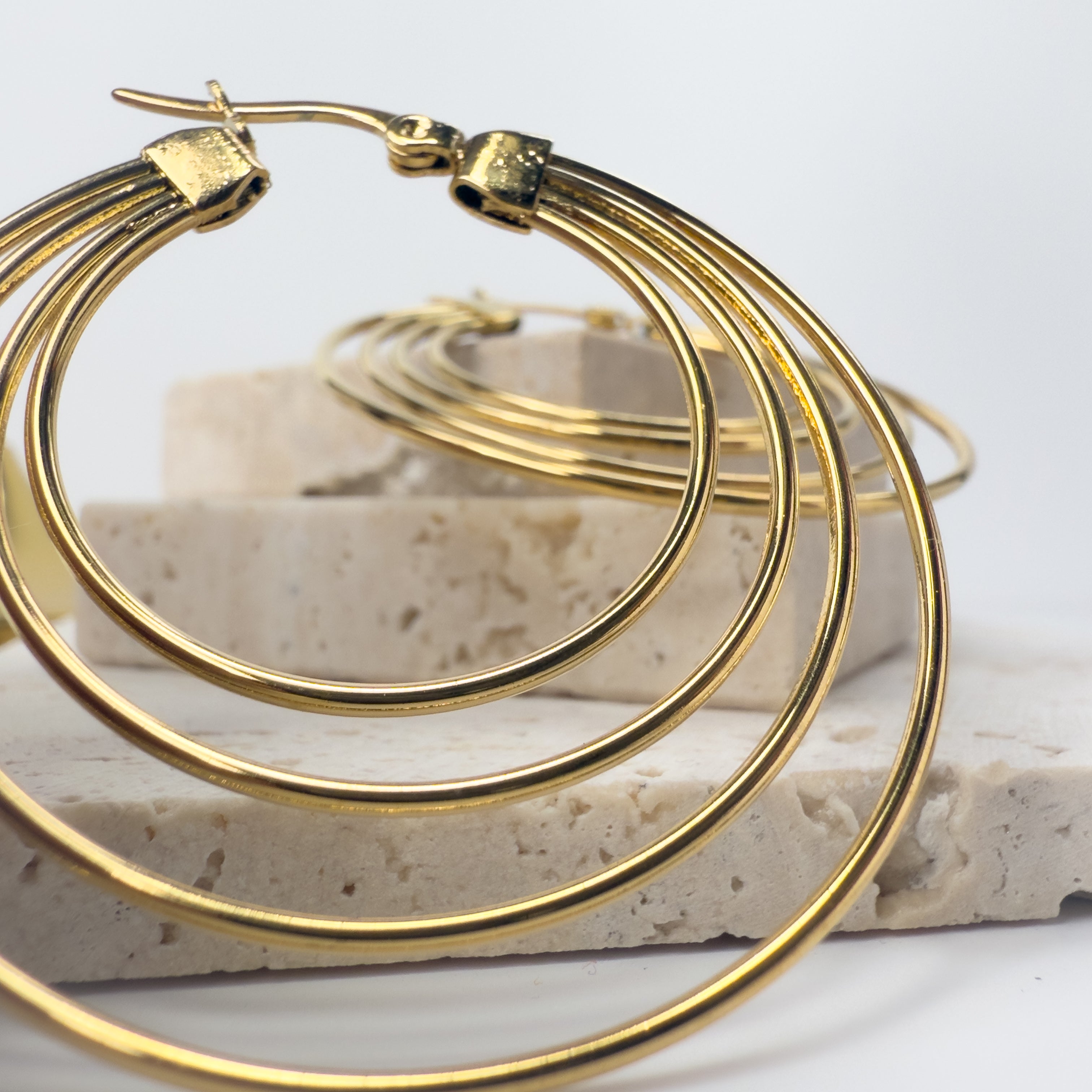 Layered Hoop Earrings