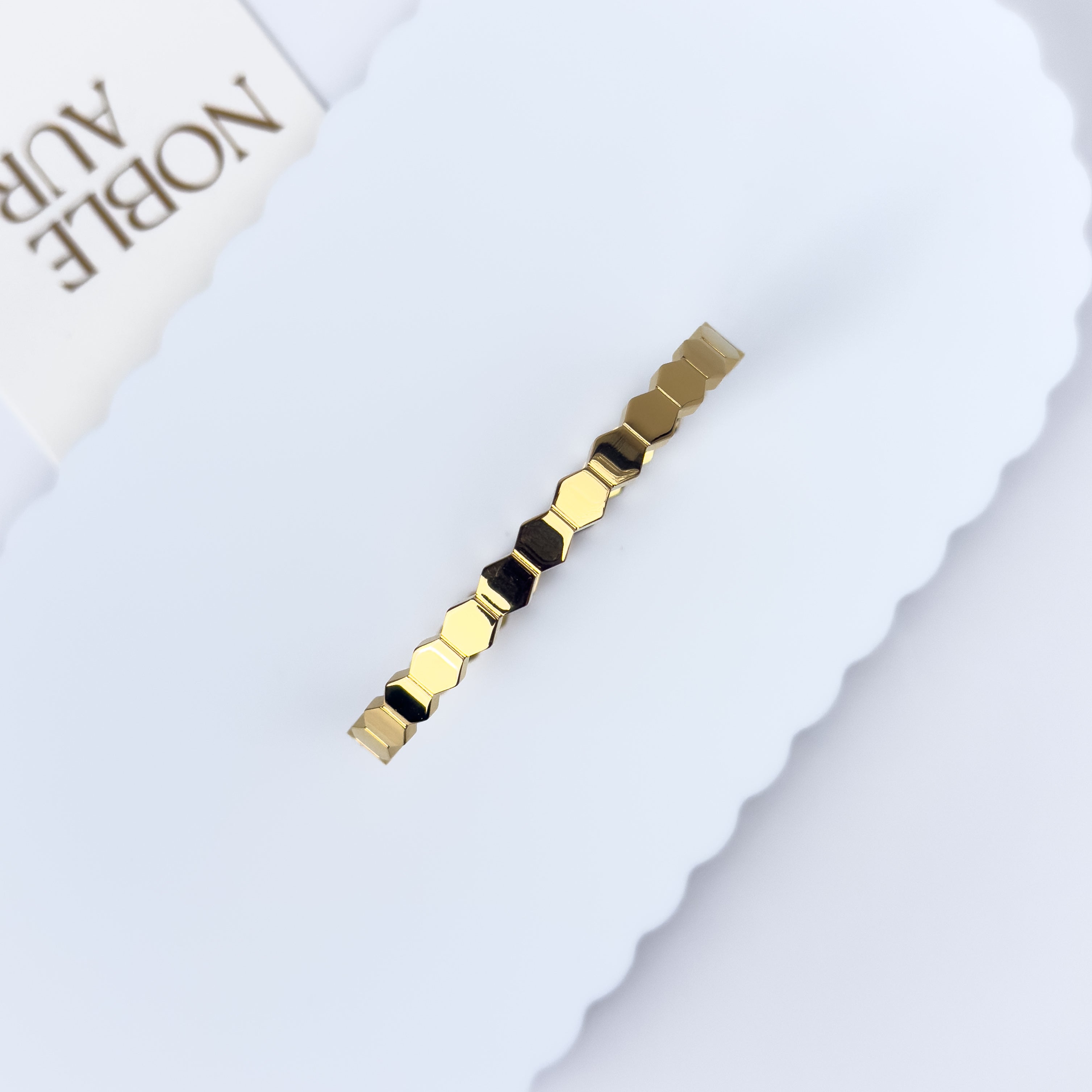 Hexagon Link Bangle