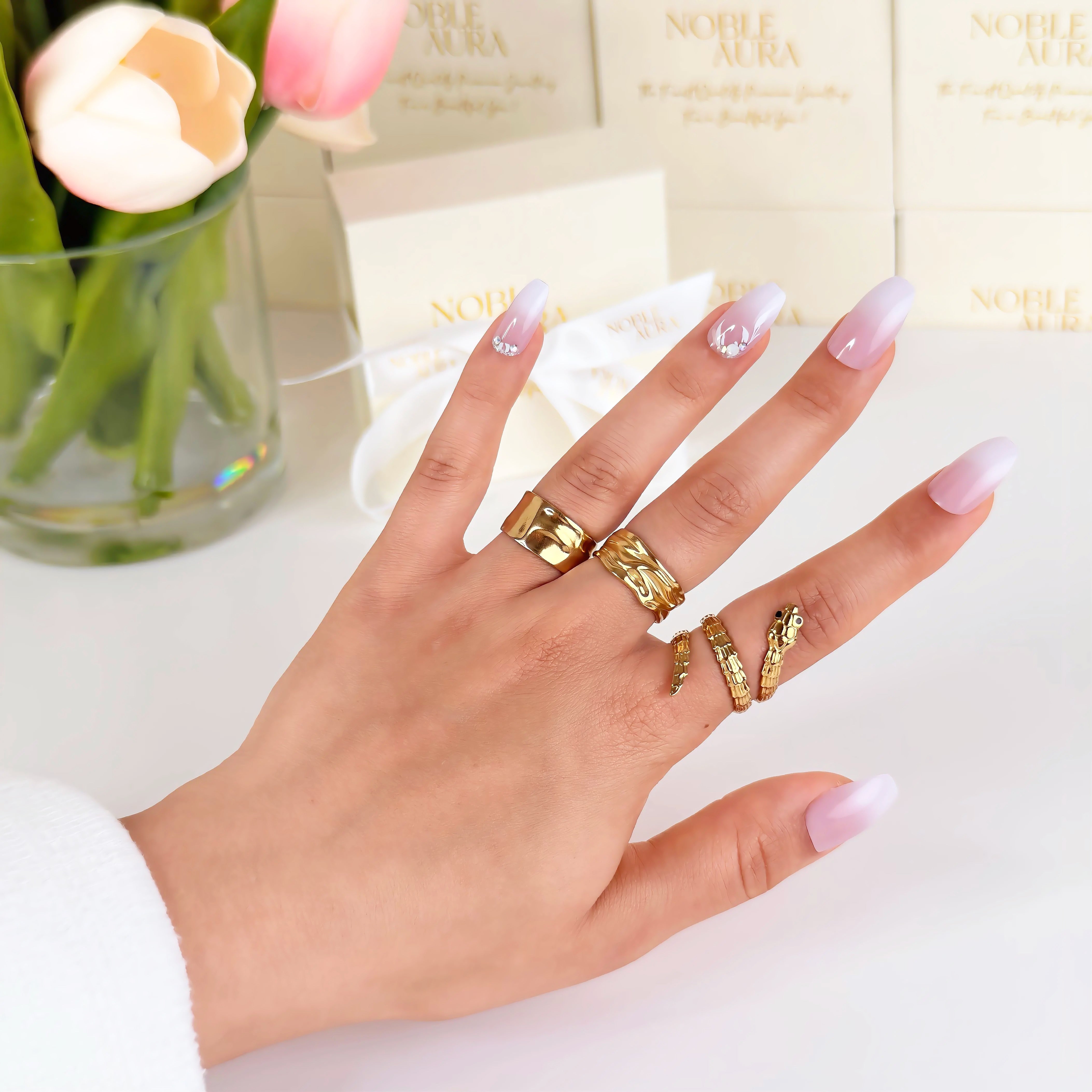 Gold Snake Ring