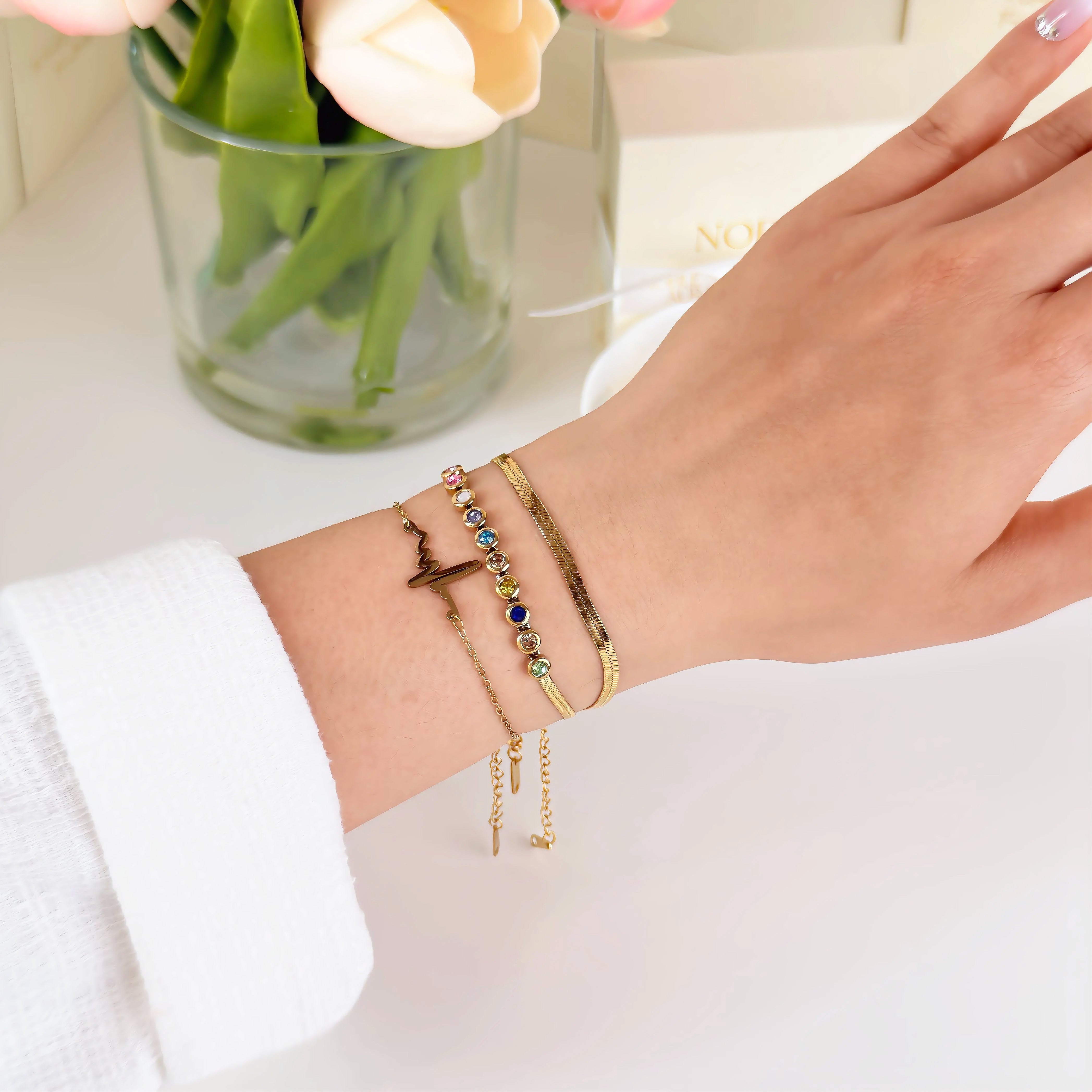 Colourful Gemstone Bracelet